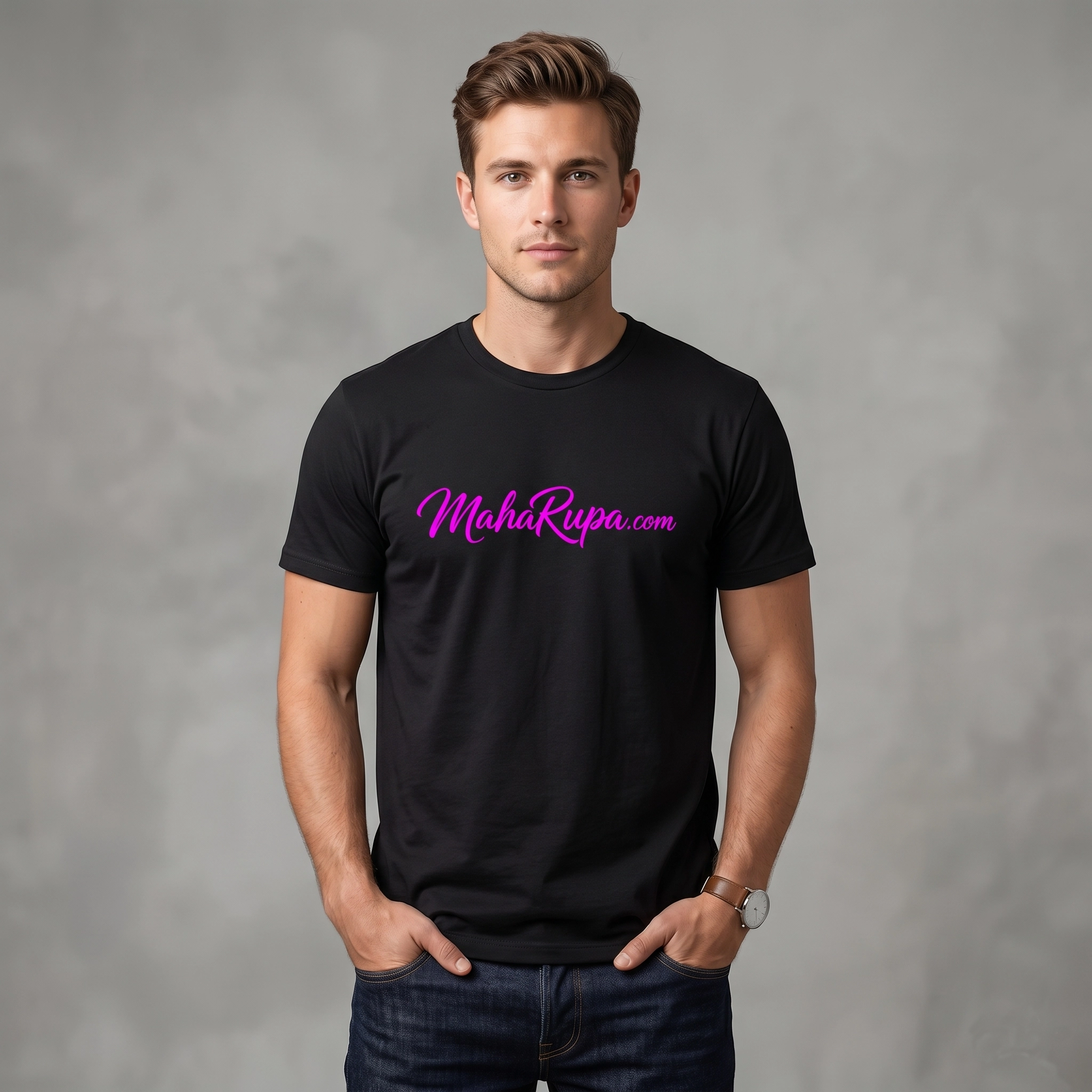 MahaRupa T-Shirt Black Front